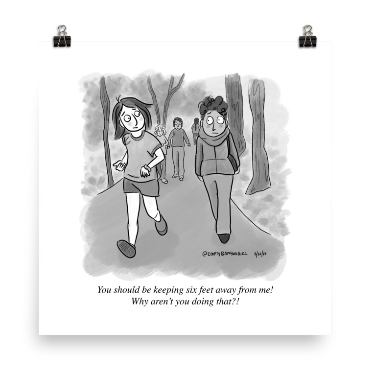 Being Out & About During Covid-19 Print