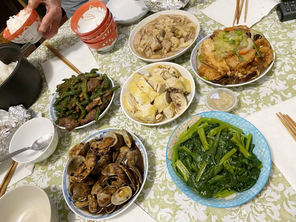 our Mid-Autumn Festival / Moon Festival feast | empty bamboo girl by Lillian Lee