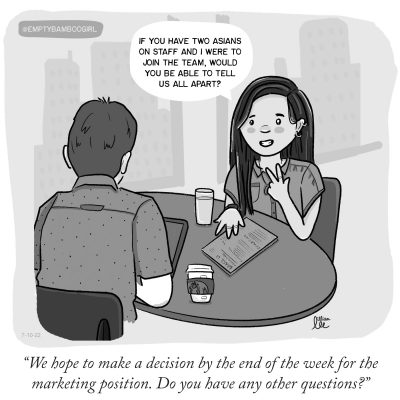 A Job Interview Question | empty bamboo girl comics by Lillian Lee