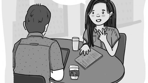 A Job Interview Question | empty bamboo girl comics by Lillian Lee