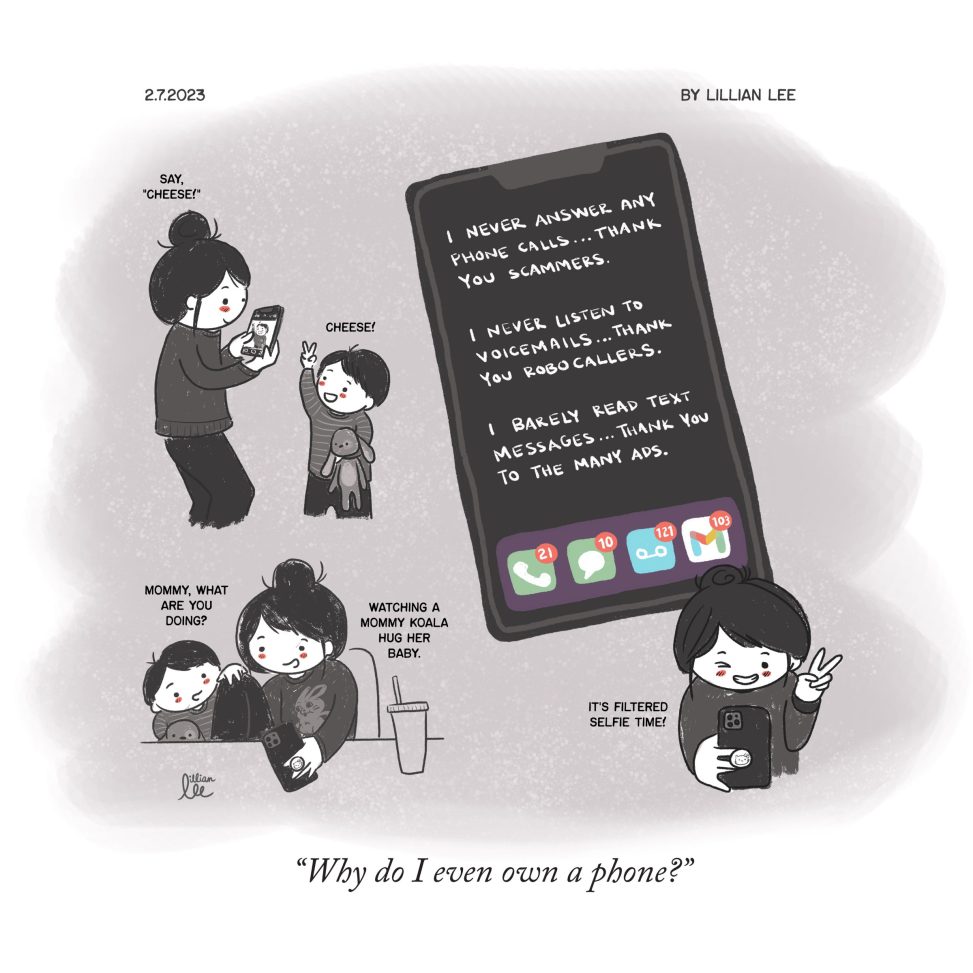 Why do I even own a phone | emptybamboogirl by lillian lee