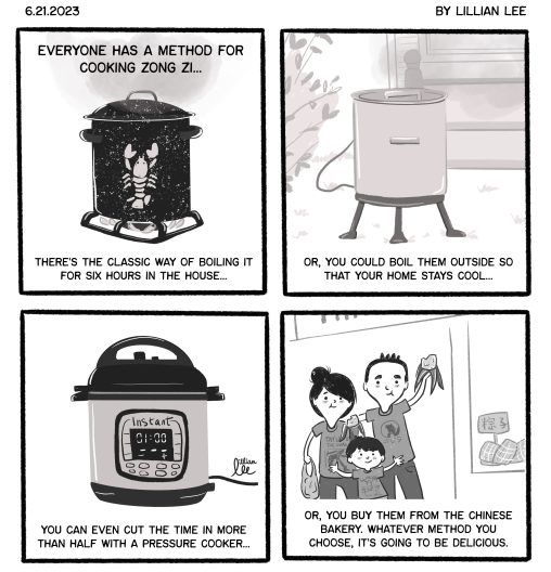 The Many Methods of Cooking Zong Zi, a comic by empty bamboo girl