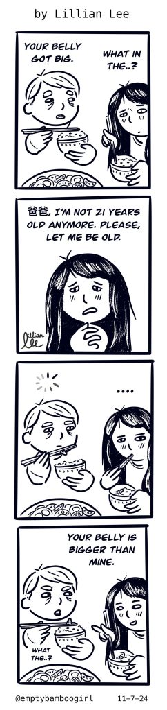 aging like fine wine empty bamboo girl comics by lillian lee