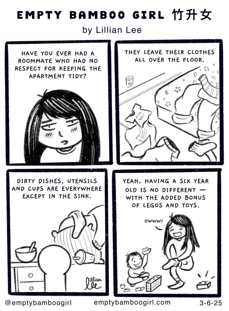On Roommates by Lillian Lee | empty bamboo girl