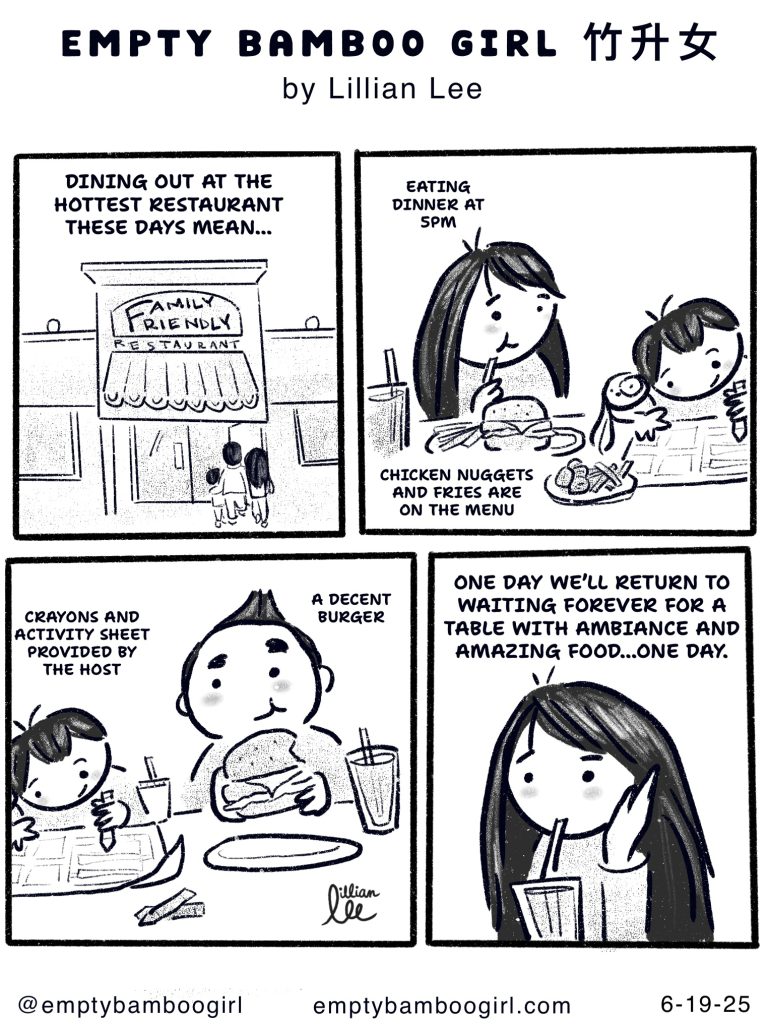 On Dining Out…With A 7-Year-Old